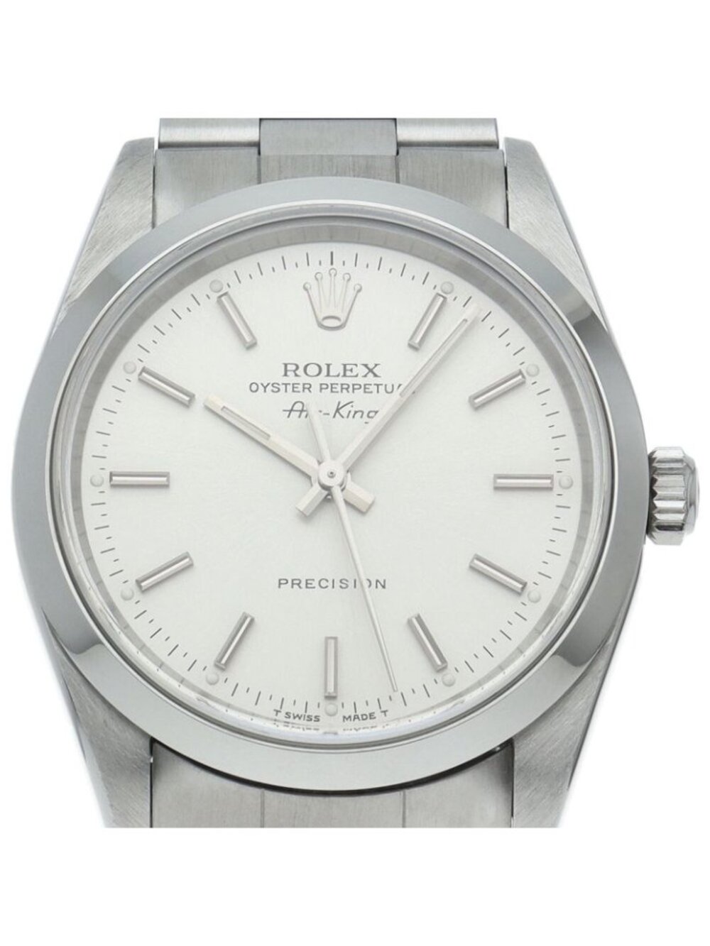 Rolex Air King SS Watch Silver
